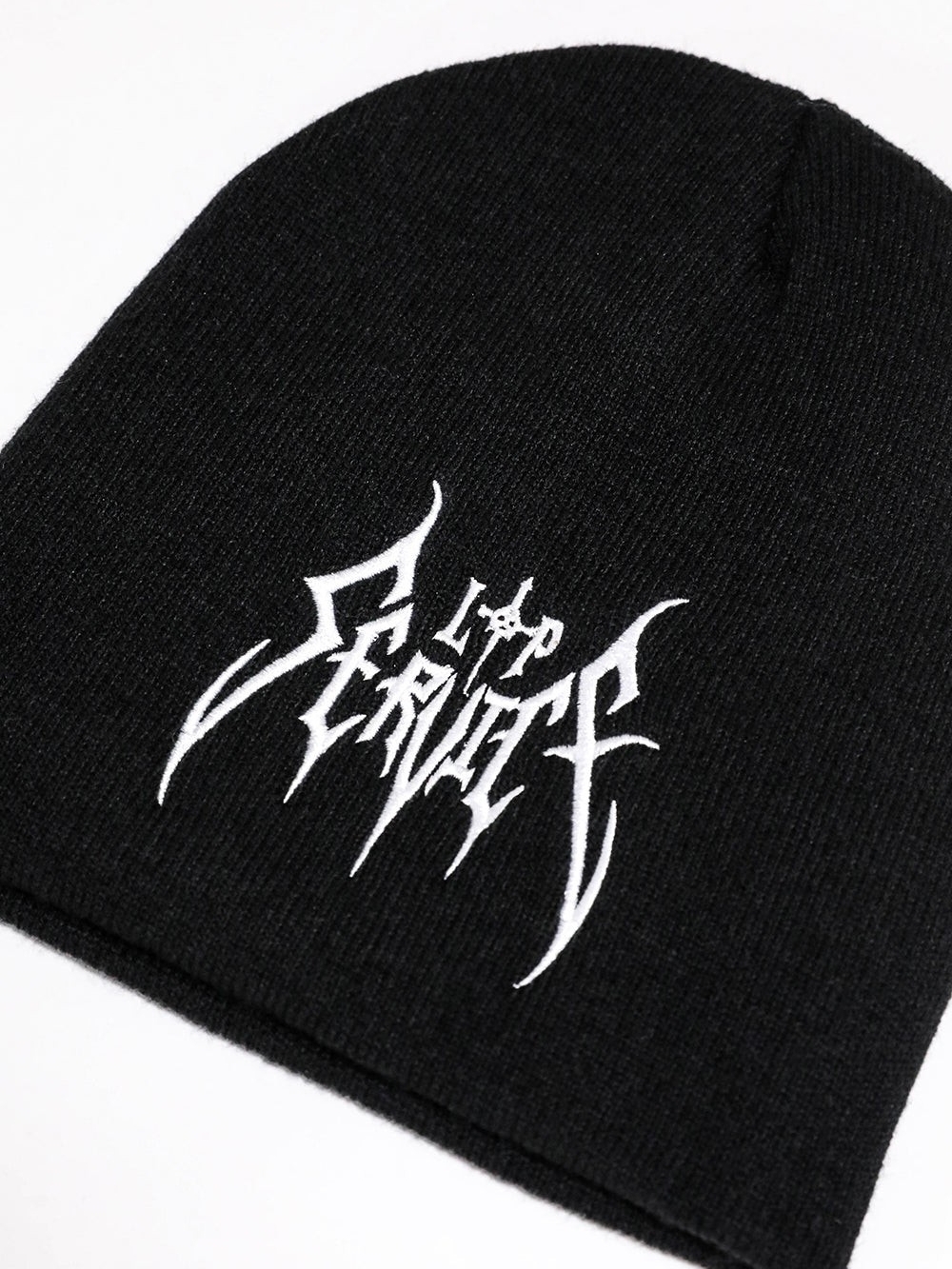 📤LAST CALL - DEADSTOCK Lip Service X Riddick Black Logo Beanie - Picture 2 of 6